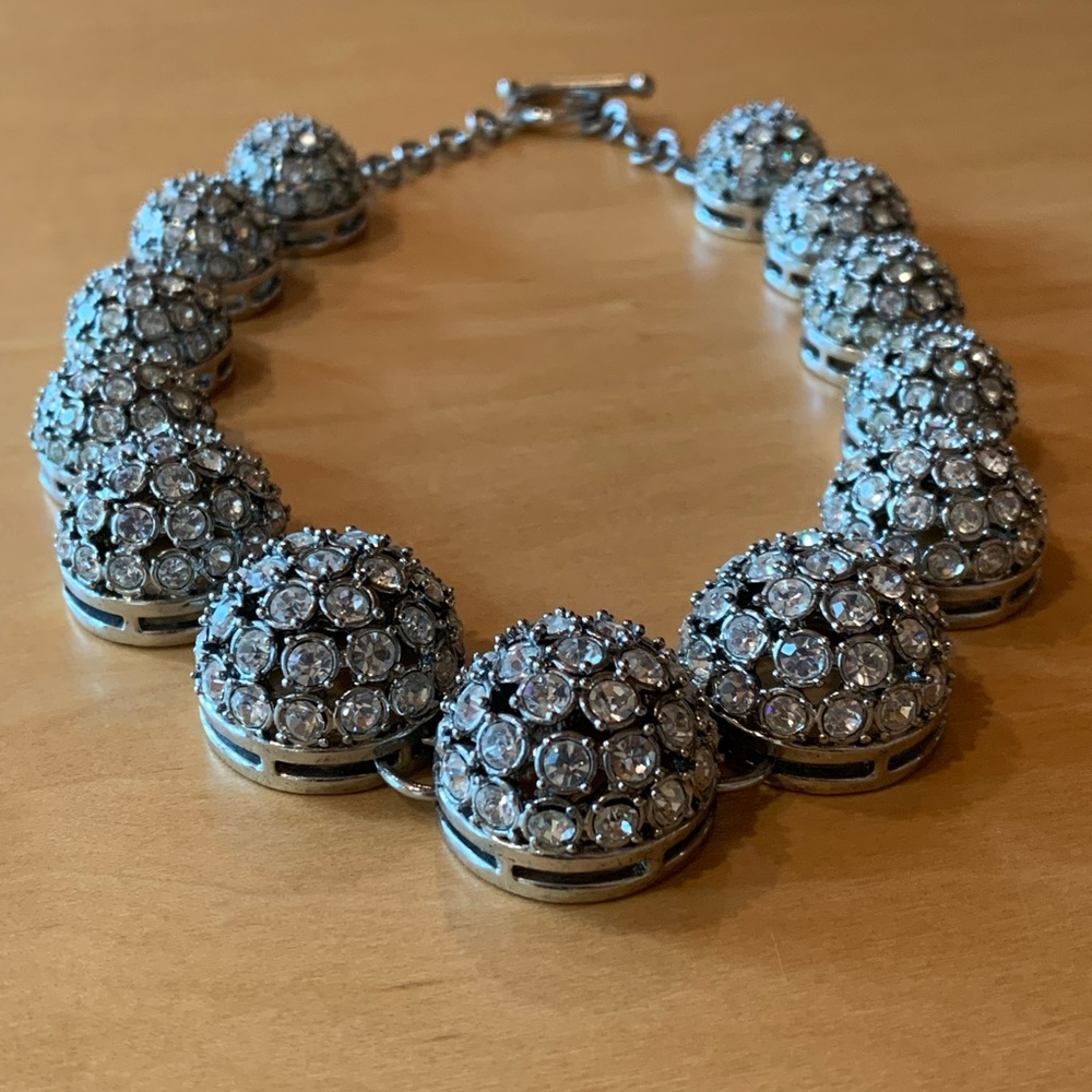 Ann Taylor Rhinestone Necklace - Picture 2 of 6